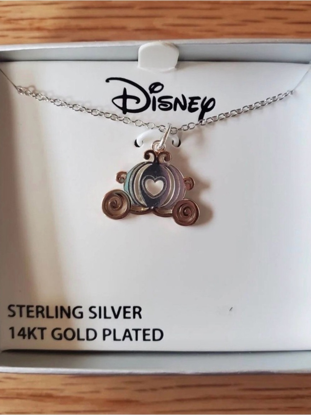 NWT Disney | Sterling Silver | Cinderella Necklace